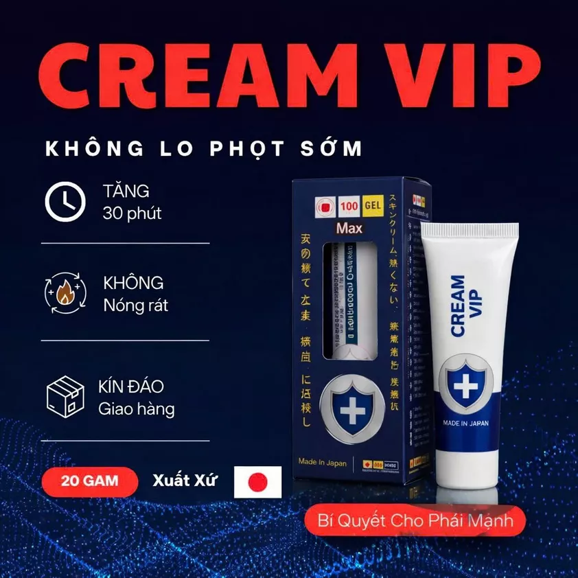 Kem Bôi Cream Vip Chính Hãng Nhật Bản